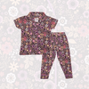 Royal Girls Sets Floral Girls Button Pajama Set - Multicolor