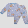Royal Girls Sets Frozen Girls Full Sleeves Pajama Set - Blue