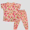 Royal Girls Sets Fruity Floral Girl Pajama Set - Pink