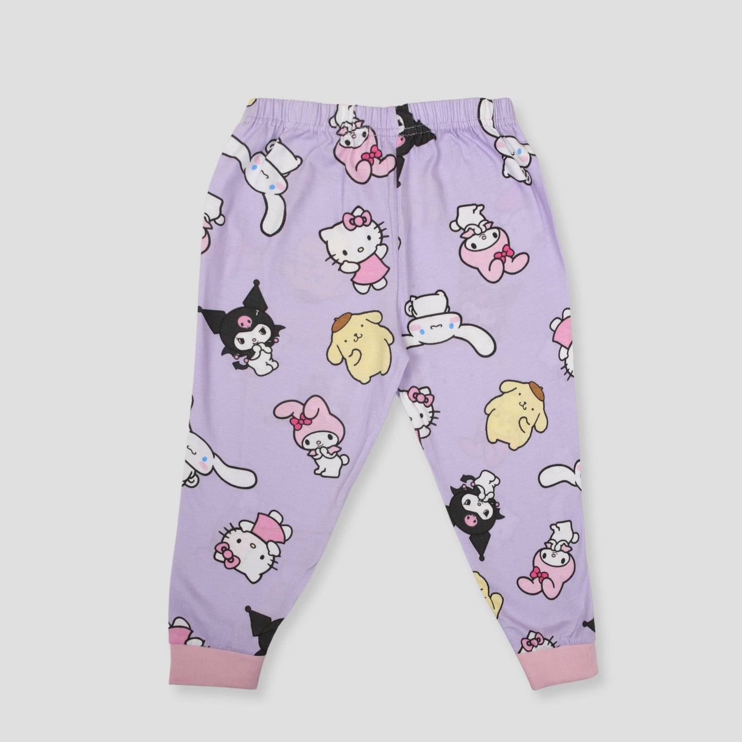 Royal Girls Sets Kuromi Girls Full Sleeves Pajama Set - Purple