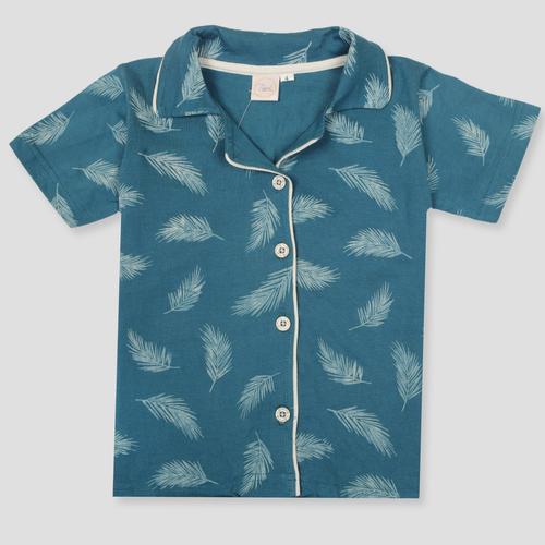 Royal Girls Sets Leaf Girls Button Pajama Set - Green