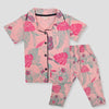 Royal Girls Sets Leaf Girls Button Pajama Set - Pink