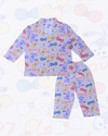 Royal Girls Sets Love Girls Woven Rayon Button Pajama Set - Multicolor