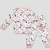 Royal Girls Sets Minnie Girls Full Sleeves Pajama Set - White