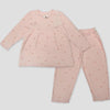 Royal Girls Sets 3 yr Rainbow Girls Full Sleeves Pajama Set- Pink