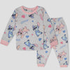 Royal Girls Sets Stitch Girls Full Sleeves Pajama Set - Grey