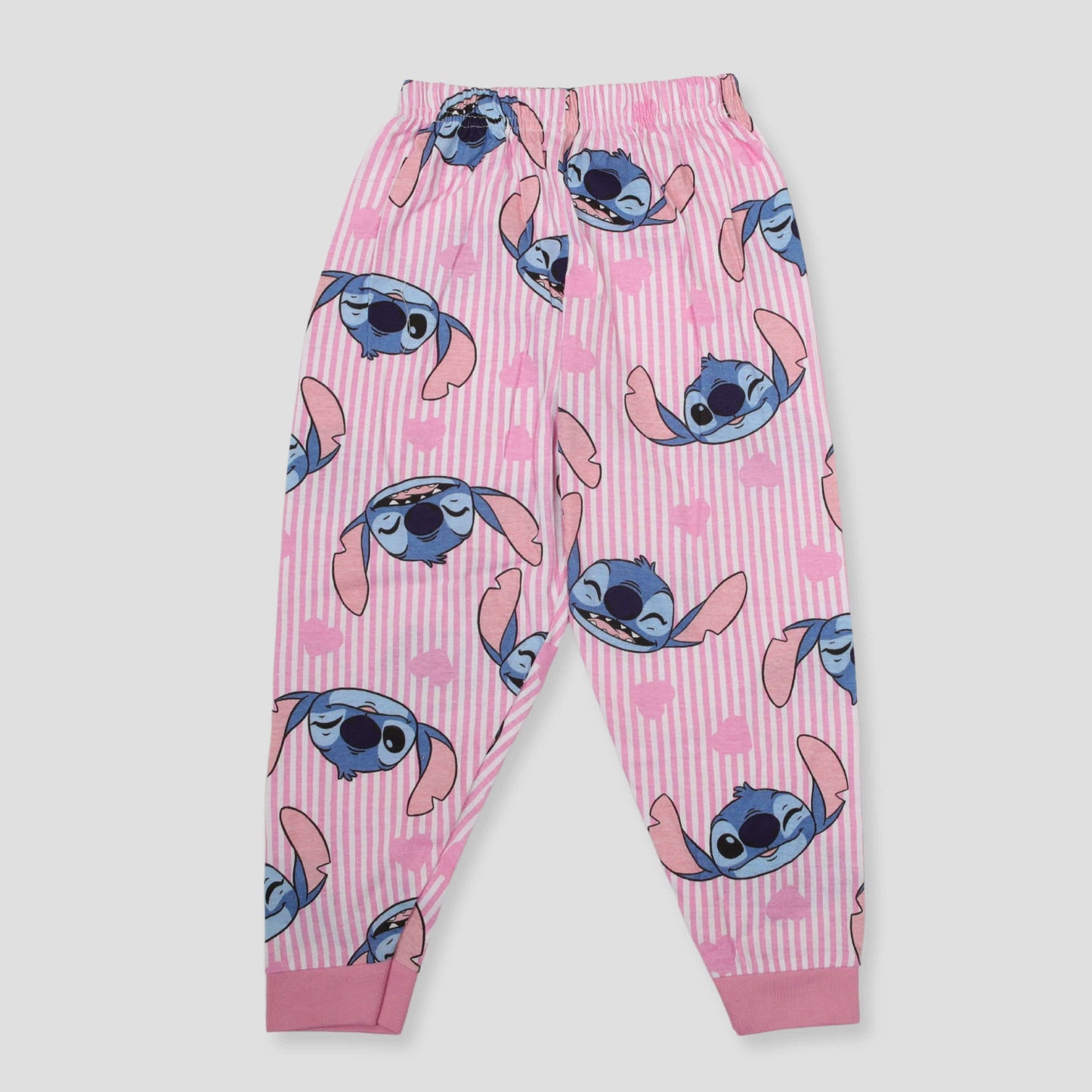 Royal Girls Sets Stitch Girls Full Sleeves Pajama Set - Pink
