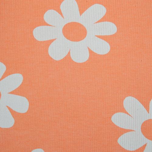 Royal Girls Sets Tangerine Bloom Girl Full Sleeves Pajama Set- Tangerine Orange