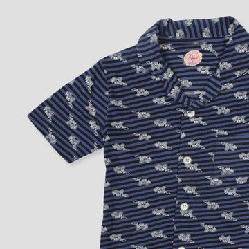 Royal Girls Sets Vroom Vroom Girls Button Pajama Set - Navy Blue