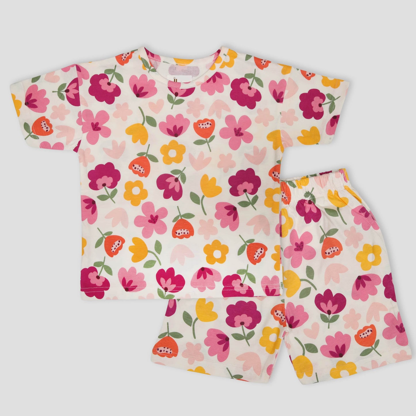 Royal Girls Shorts set Flower Girl Shorts Set - Pink