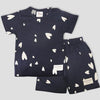 Royal Girls Shorts set Heart Girls Shorts Set - Black