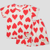 Royal Girls Shorts set Heart Girls Shorts Set - Red
