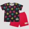 Royal Girls Shorts set Sea Shells Girls Shorts Set - Black