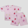 Royal Girls Shorts set Strawberry Girls Shorts Set - Pink