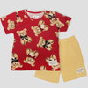 Royal Girls Shorts set Teddy Girls Shorts Set - Red