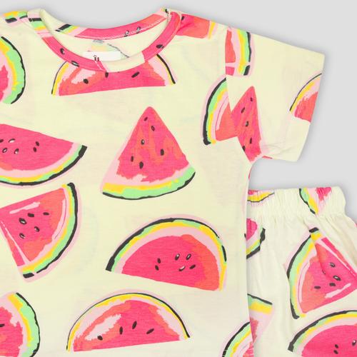 Royal Girls Shorts set Watermelon Girls Shorts Set - Yellow