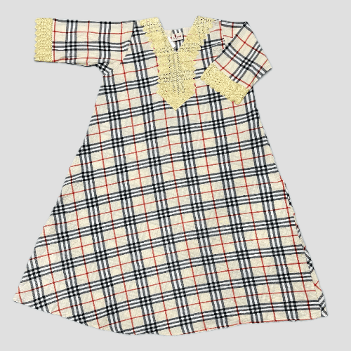 Royal women Darra Plaid Lace Women Darra - Black-Cream