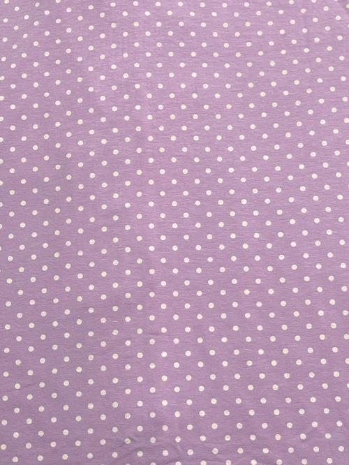 Royal Women Pajama Set Dotted Women Button Pajama Set - Purple