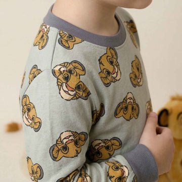 Simba Boys Full Sleeves Pajama Set - Grey