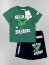 Zara Boys Short Sets 3 yr Marvel Hulk Boys Shorts Set Zara-Green