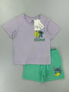 Zara Girls Shorts set 3 yr Stitch Girls Shorts Set Zara-Grey