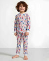 Sonic Mario Boy Cotton Fleece Pajamas Set- Grey