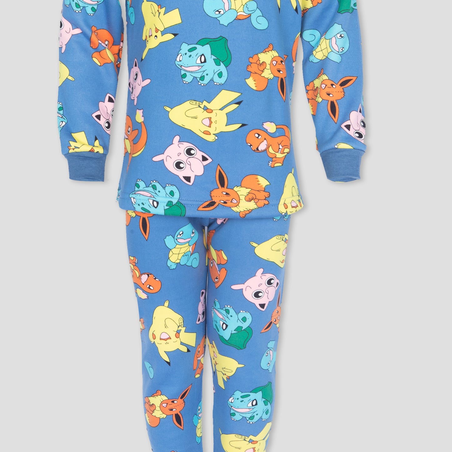 Pikachu Boys Fleece Pajama Set - Blue