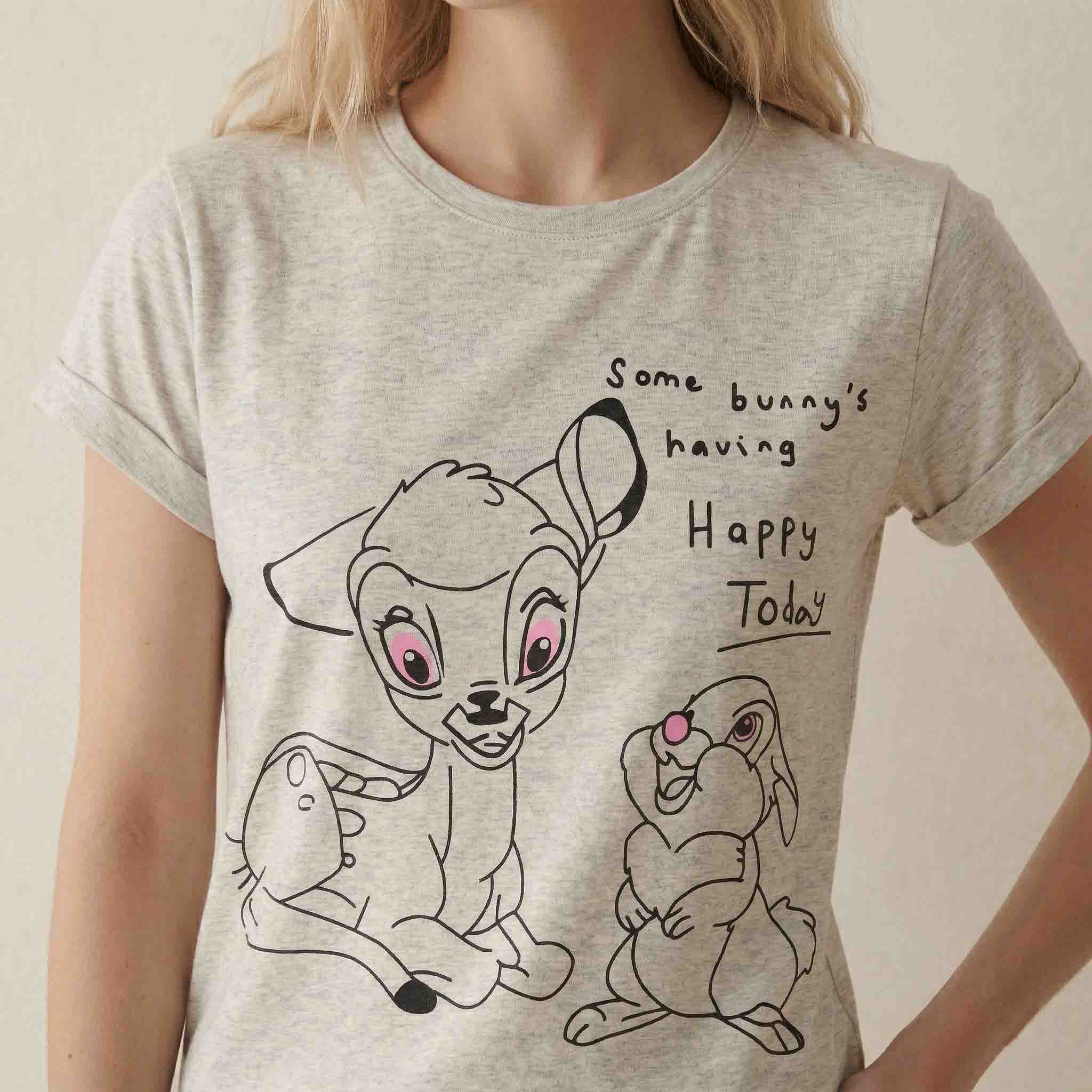 Happy Today Women Pajama et - Grey