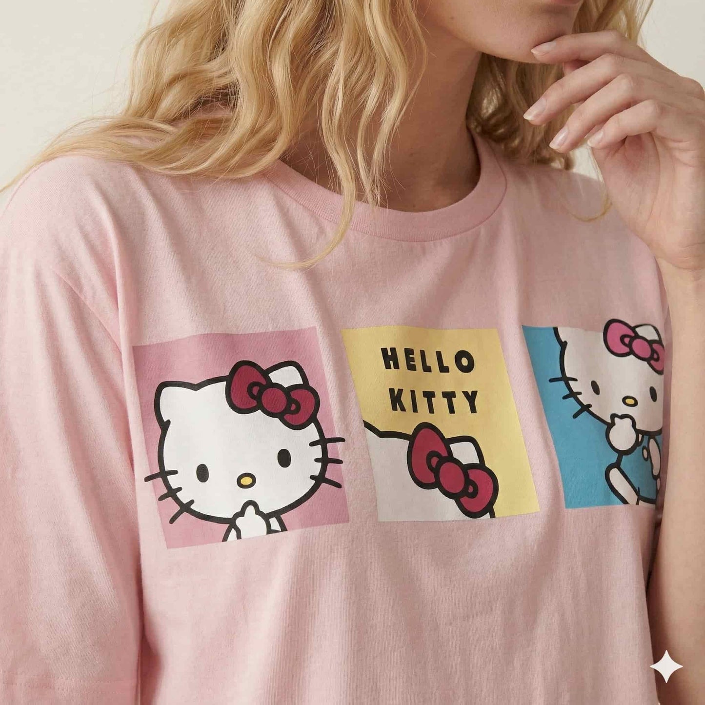 Hello Kitty Women Midi Dress - Pink