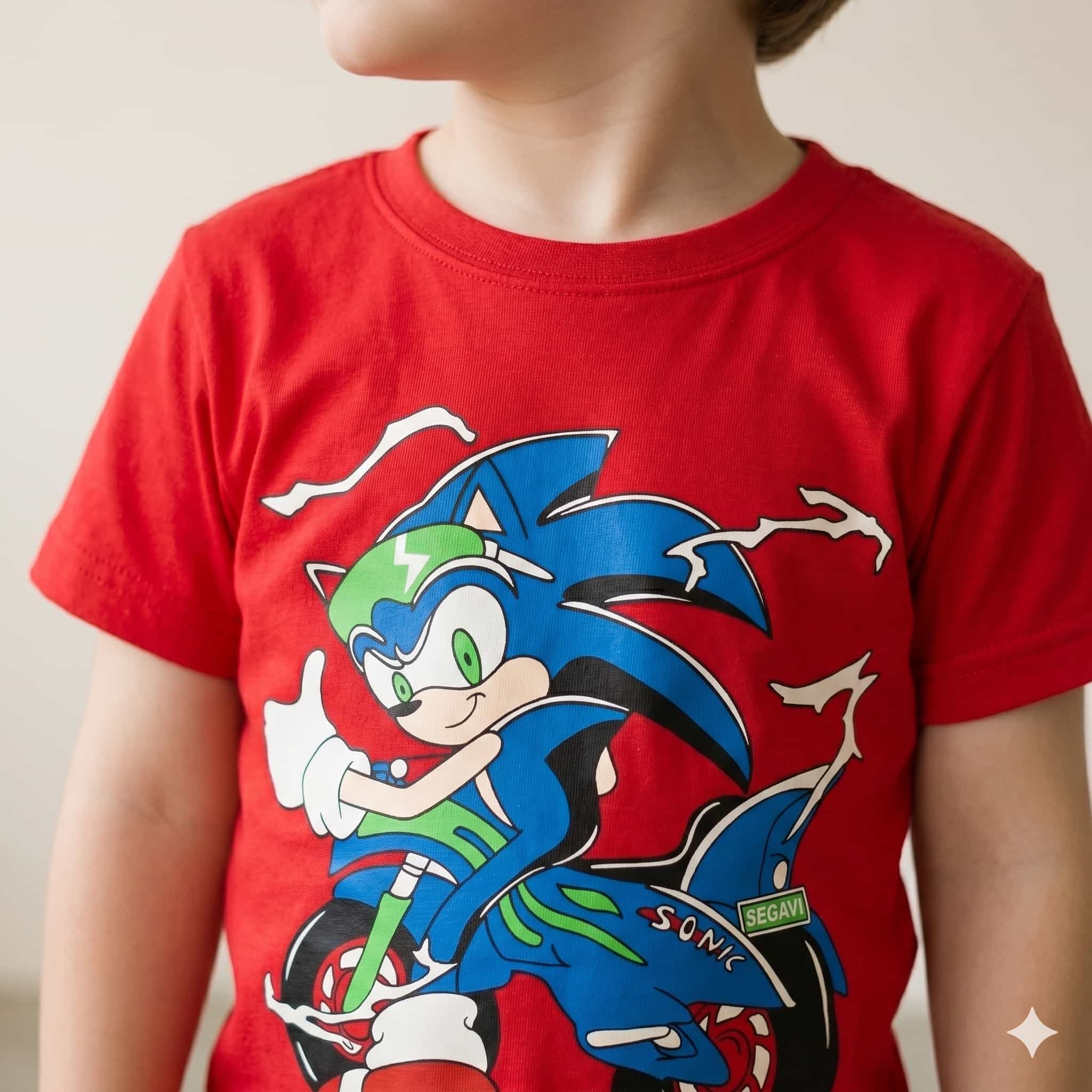 Sonic Sprint Boys Short Set - Red