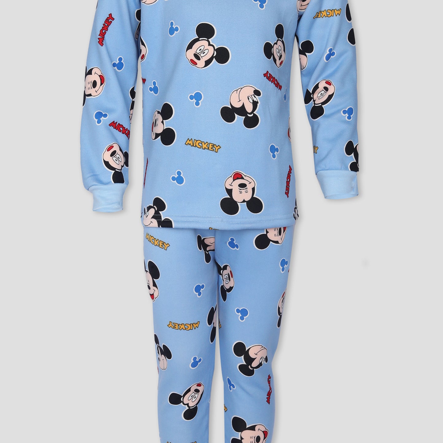 Mickey Boys Fleece Pajama Set - Blue