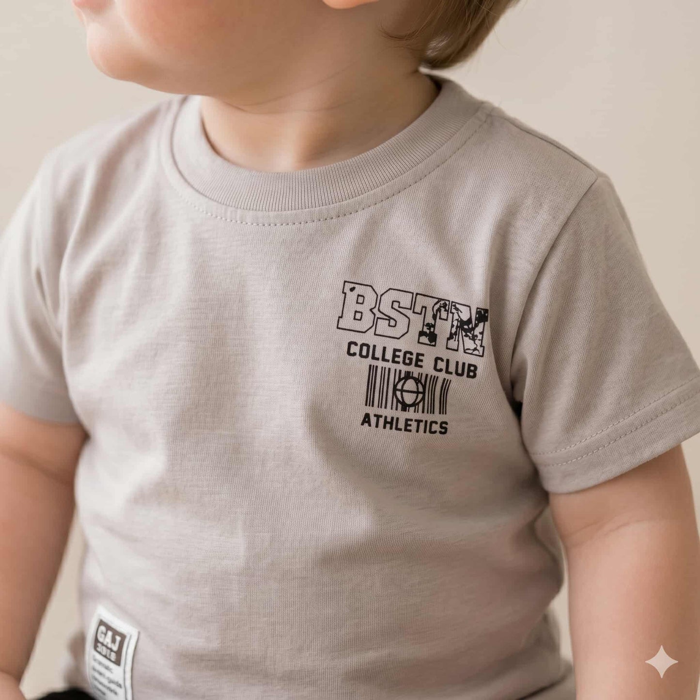 Active Academy Baby boys Half sleeves Short set - Beigi