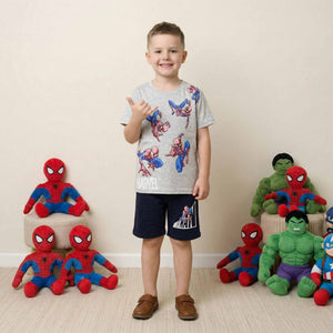 Spiderman Boys Short Set - Grey