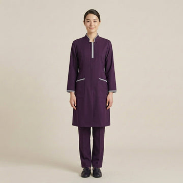 Maid Women Uniform Set - Purple