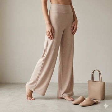 Ivory Highwaist Women Pants – Cream