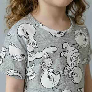 Tweety Girls Short Set - Grey