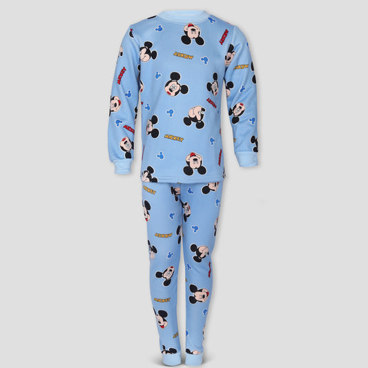 Mickey Boys Fleece Pajama Set - Blue