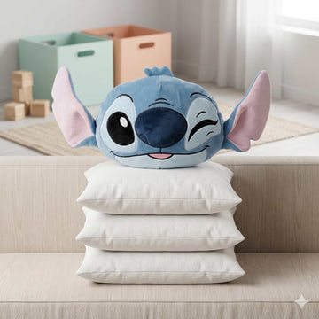 Stitch Pillow - Blue