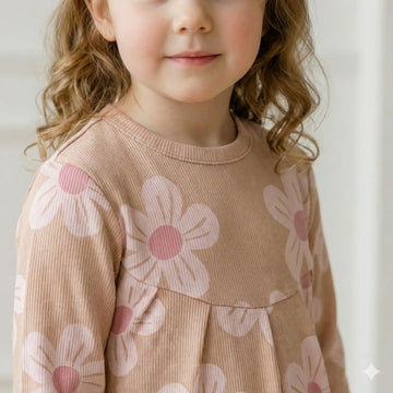 Big Jasmine Girl Pajama Set- Mud Pink