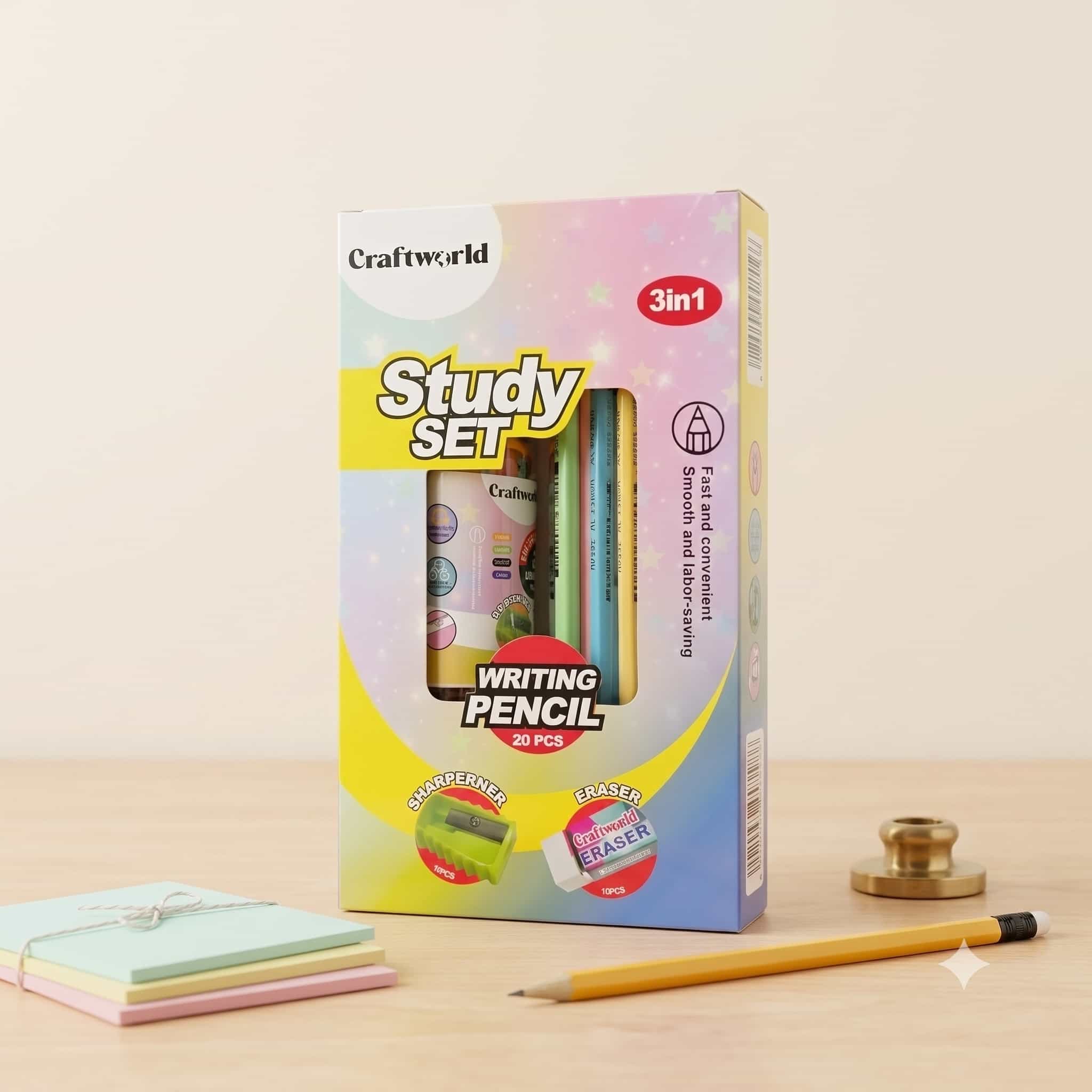 Craftworld 3-in-1 Study Set