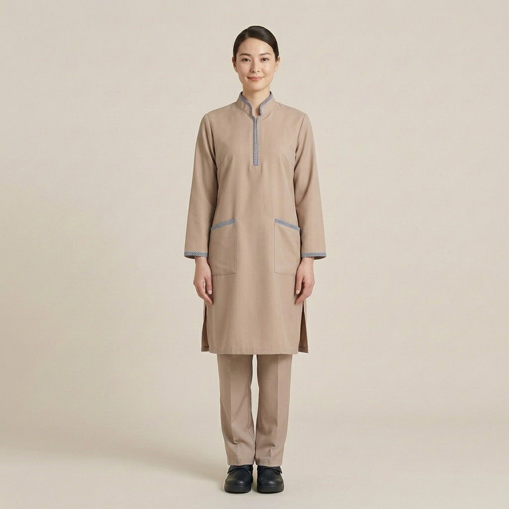 Maid Women Uniform Set - Brown