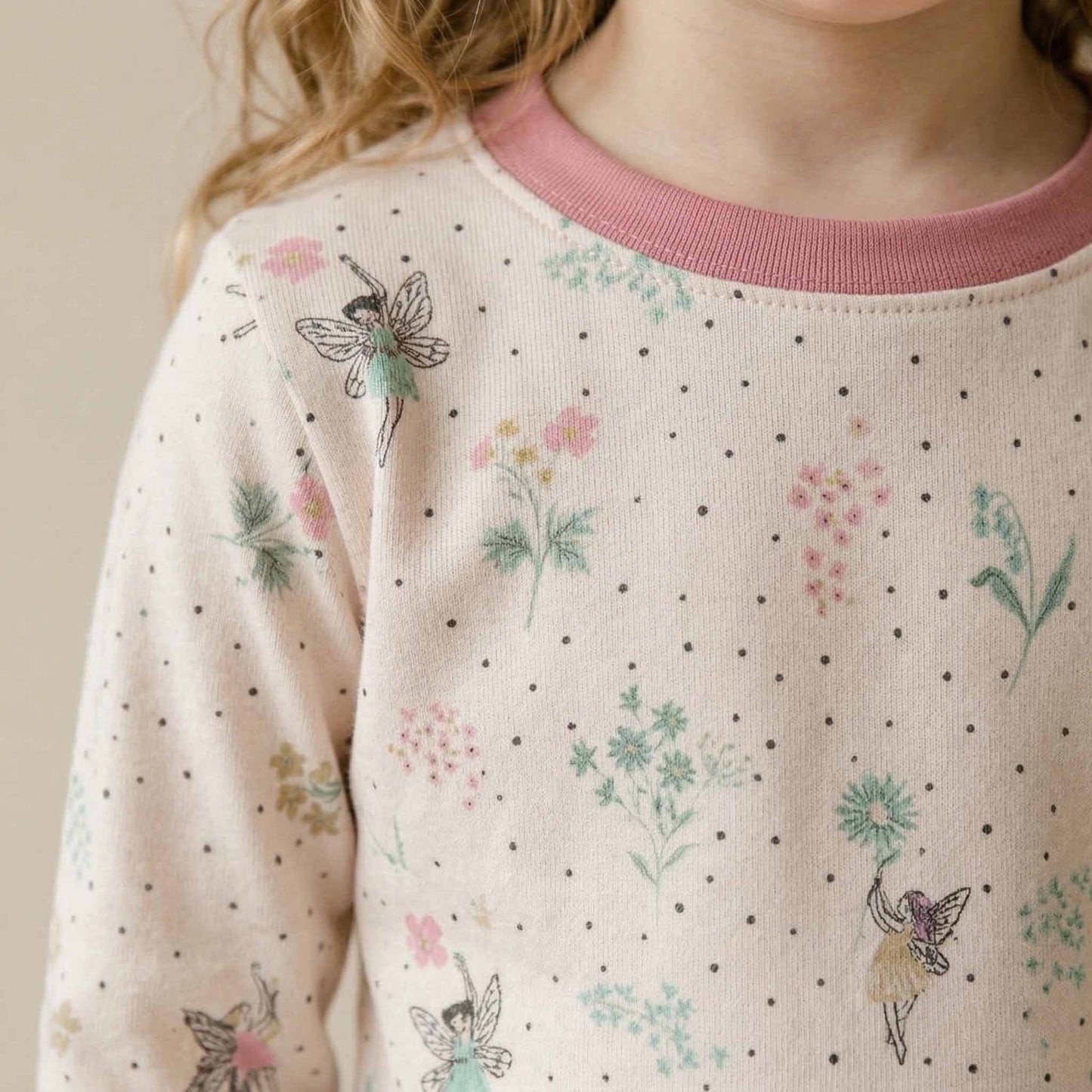 Fair Dust Girls Disney Pajama Set - Pink