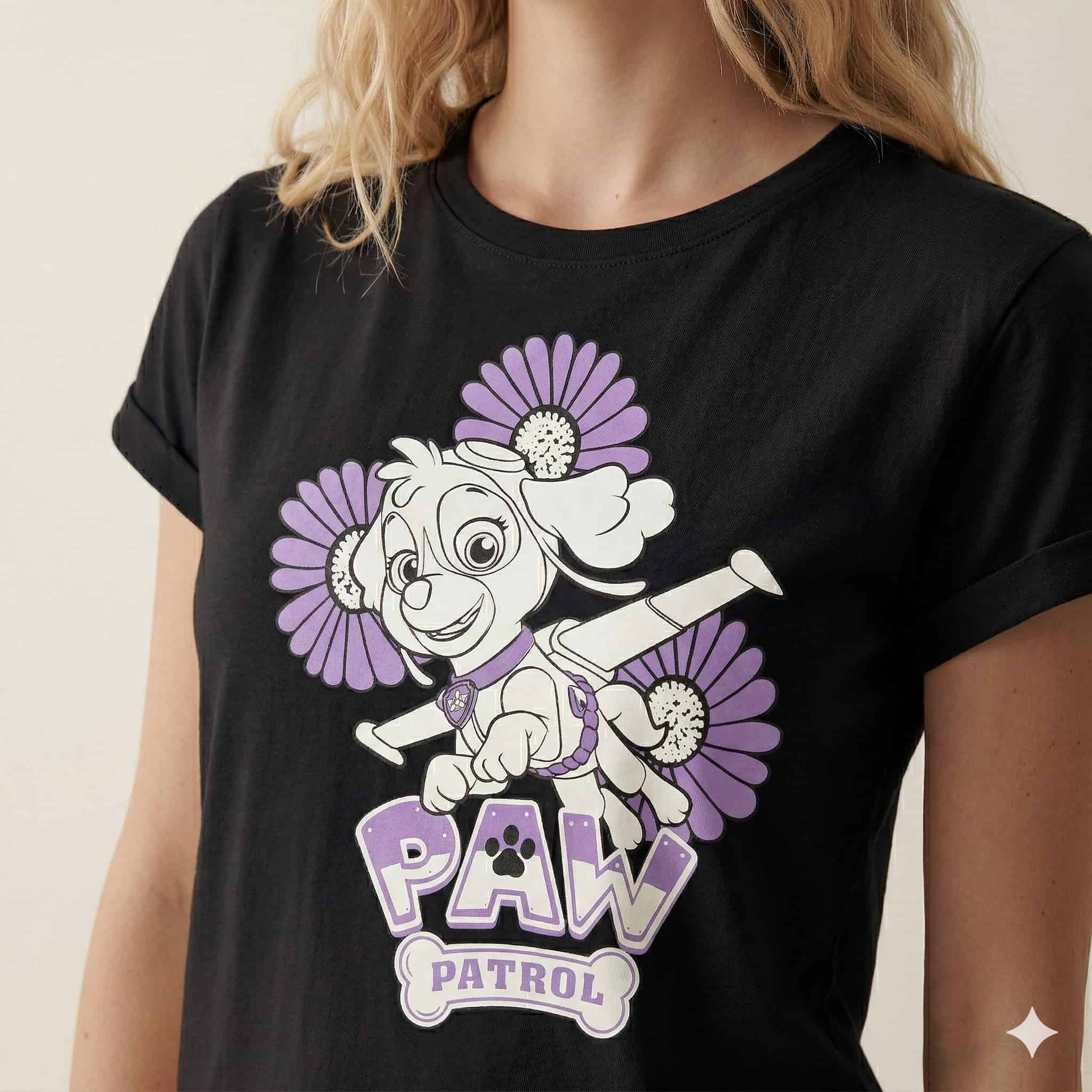 Skye Women Pajama Set - Black-Lavender
