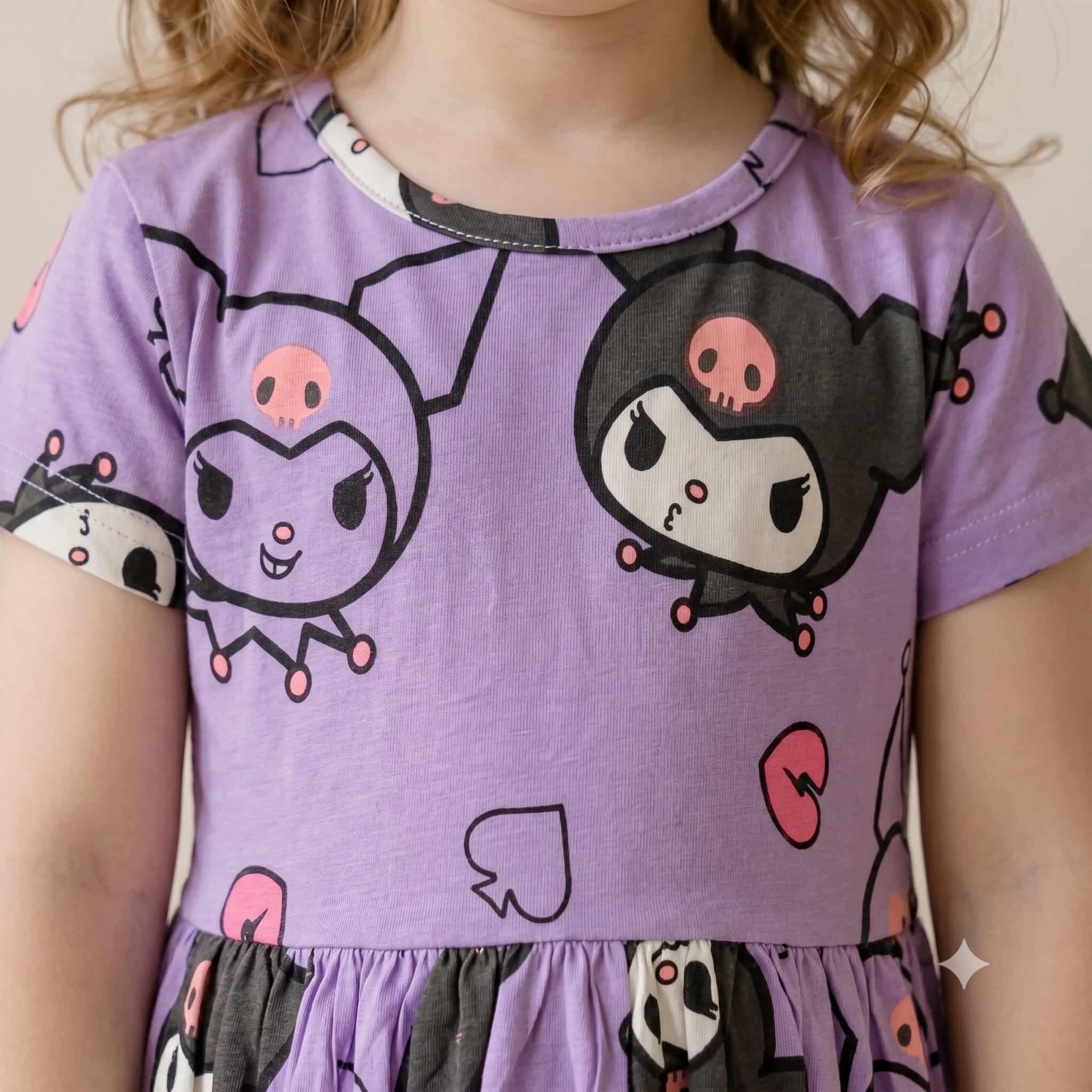 Kuromi Magic Girls Frock - Purple
