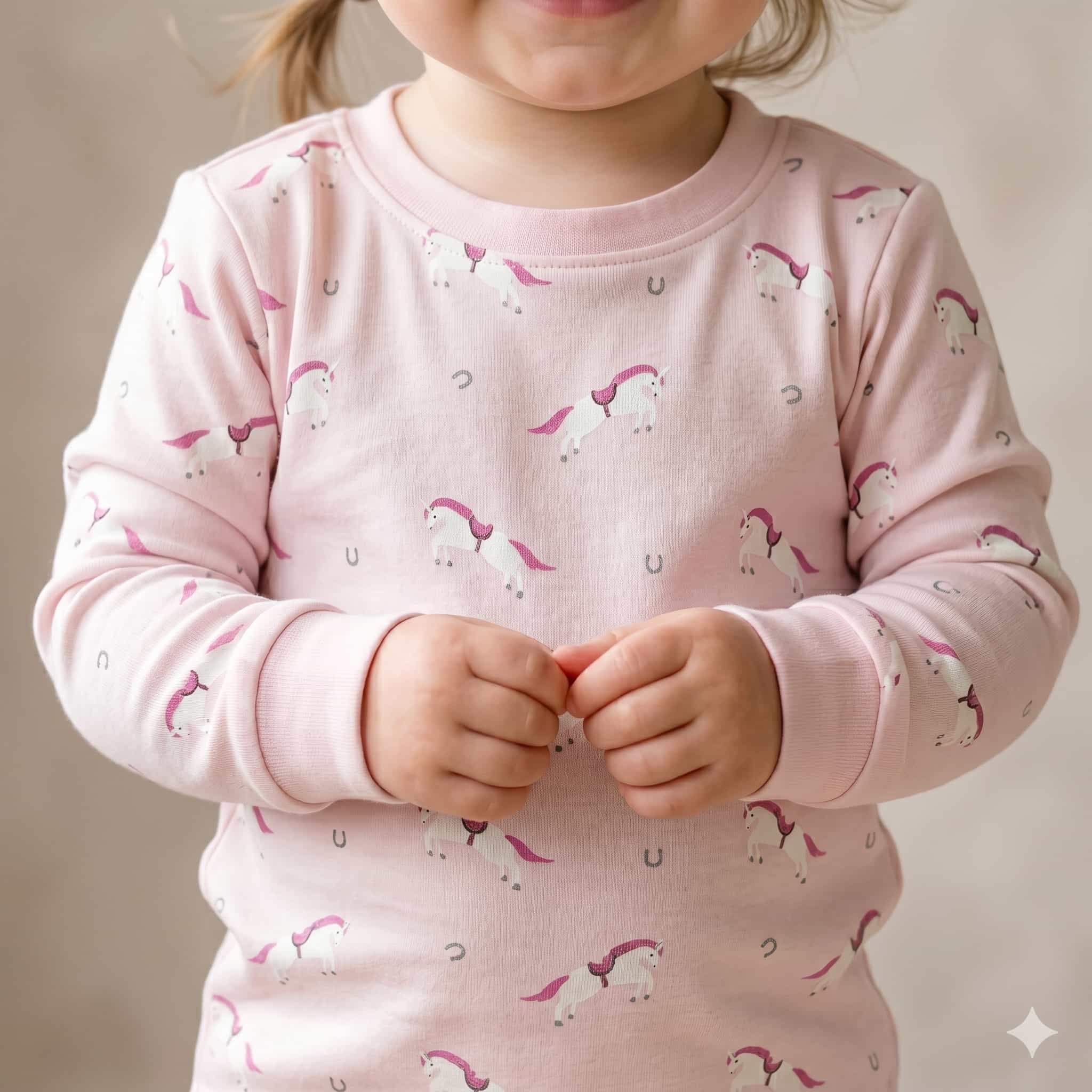 Unicorn Dreams Baby Girls Full Sleeves set - Pink