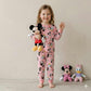 Mickey Mouse Girls Full Sleeves Pajama Sets - Pink