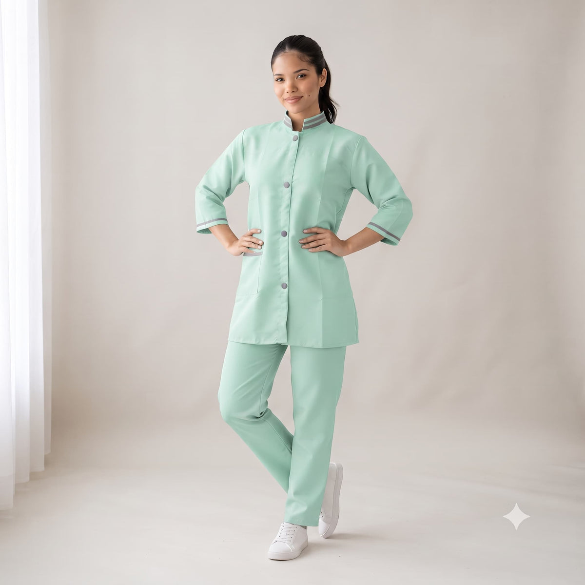 Mint Grace Maid Uniform Set – Mint Green