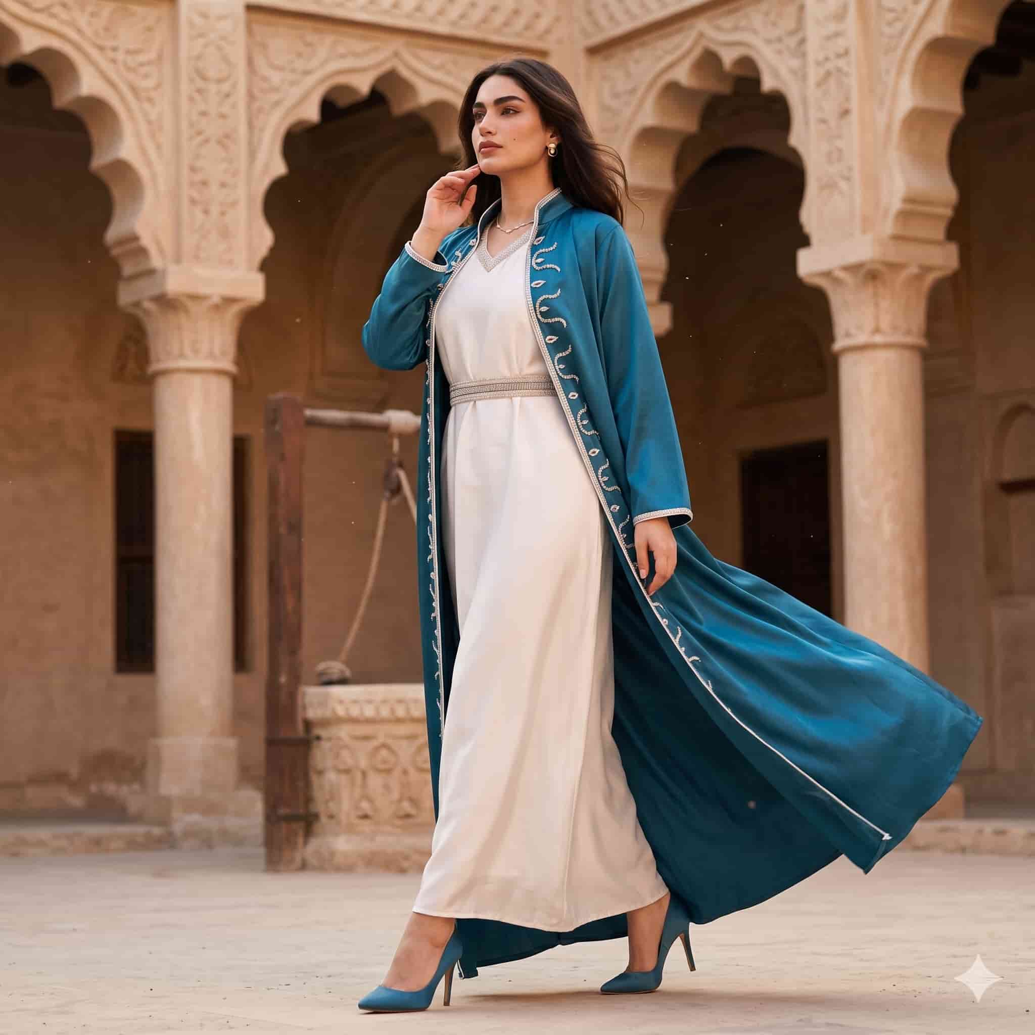 Teal Aura Women Darra - Teal