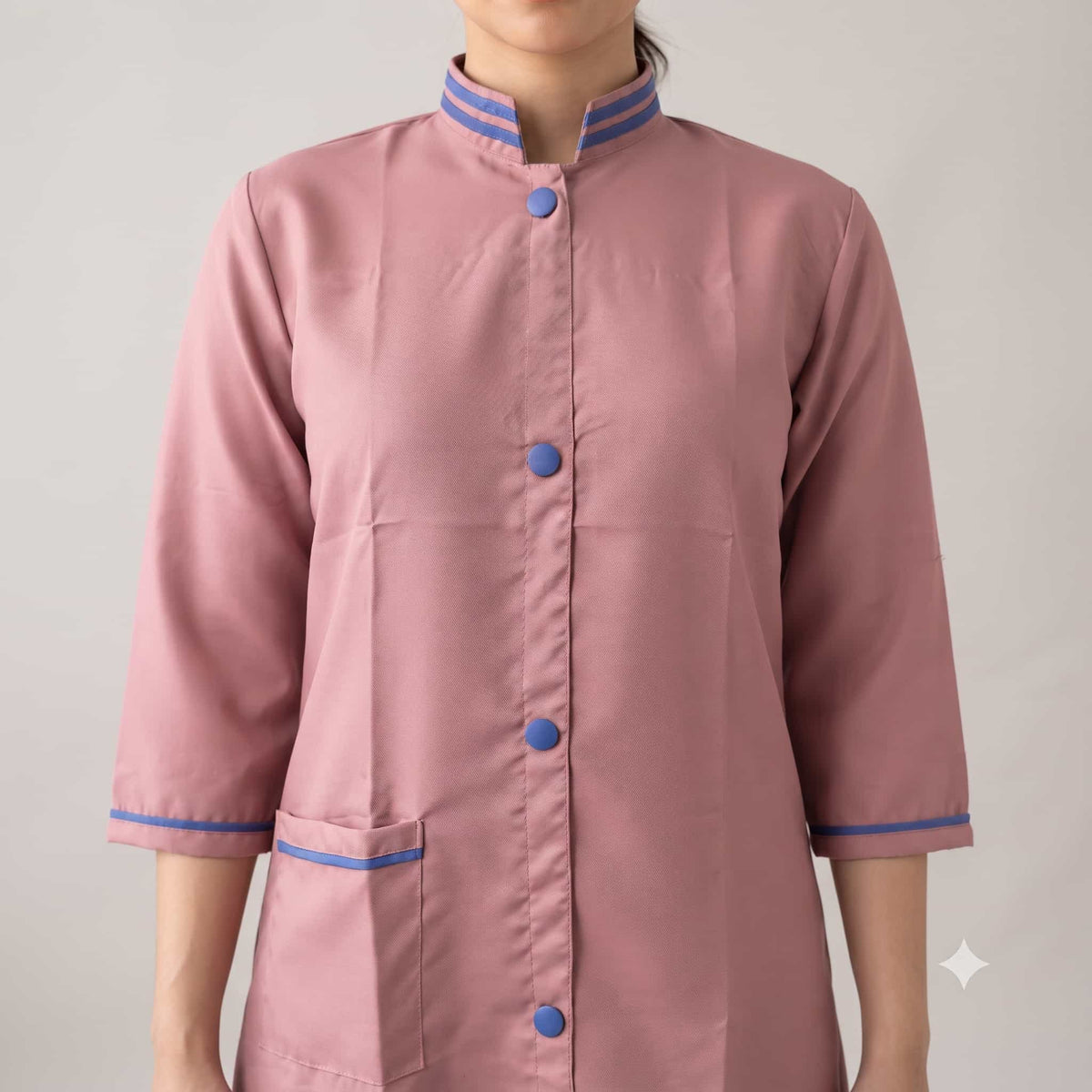Rose Edge Maid Uniform Set – Dusty Pink