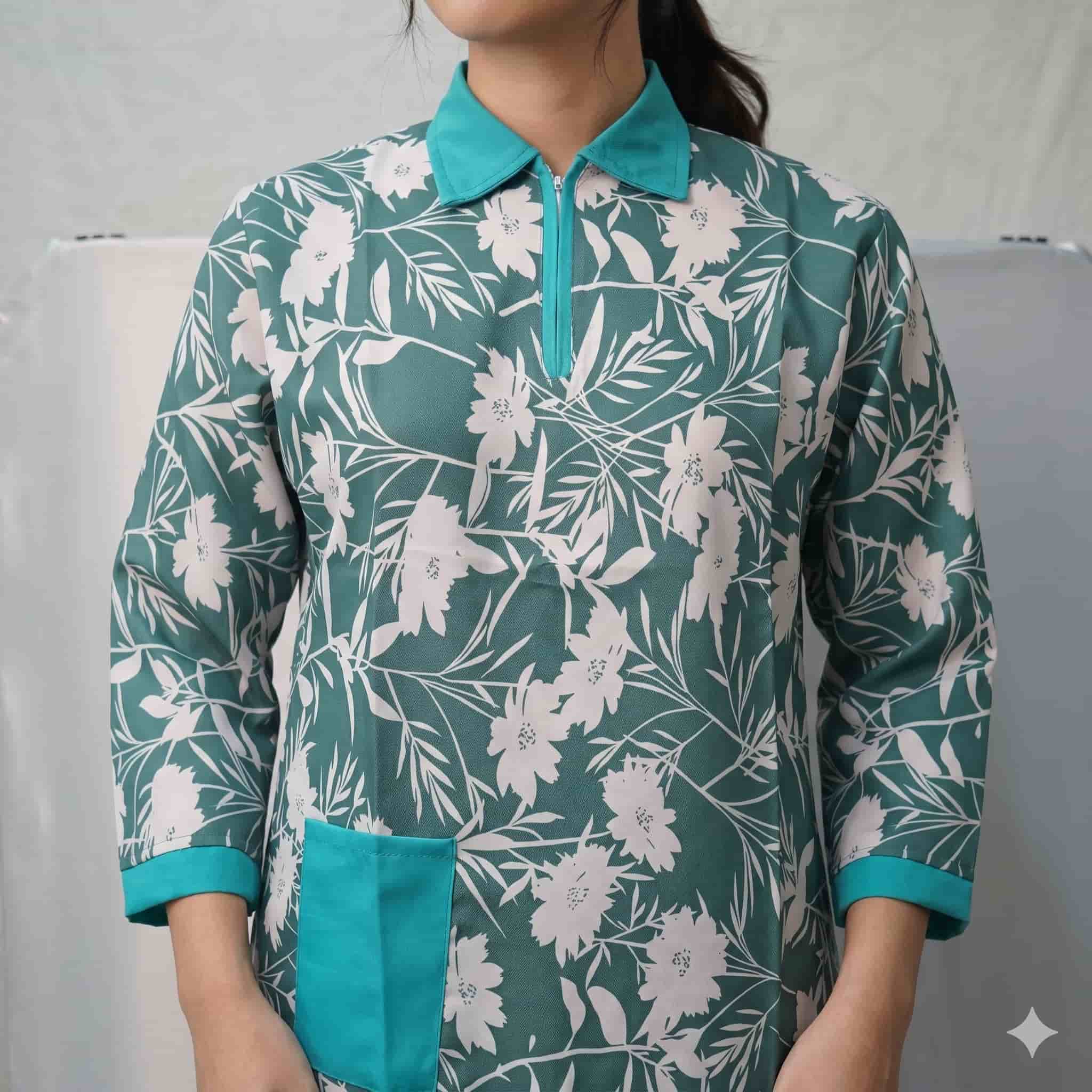 Aqua Garden Maid Women Uniform - Teal